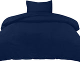 1 x RAW Customer Returns Utopia Bedding Duvet Cover Bed 90 - Microfiber Duvet Cover Set 135x200 cm and 1 Pillowcase 50x75 cm Navy Blue  - RRP €14.94