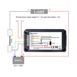 1 x RAW Customer Returns DC Voltmeter Ammeter Energy Meter Battery Monitor Display LCD Digital Multimeter for Car Solar DC 0-200V 300A Shunt - RRP €33.07