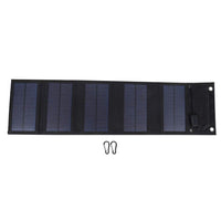 1 x RAW Customer Returns Foldable solar panel package, 20W waterproof foldable solar panel solar charger USB output for mountaineering - RRP €36.49