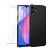 4 x Brand New SCDMY Case for Blackview Oscal C20 Blackview Oscal C20 Pro Silicone Case 2 Pezzi Tempered Glass Protective Film, Black Soft Strong Protection TPU Cover Case Bumper Case 6.088 - Black - RRP €43.2