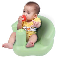 1 x RAW Customer Returns Longzhuo Baby Bath Seat Inflatable Stool Infant Chair Baby Inflatable Sofa Baby Built-in Pump Bath Seat Household Multi-Purpose Children s Bath Training Sofa Portable Baby Play Sofa Green  - RRP €23.26