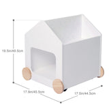 1 x Brand New labebe storage box for children, deluxe toy box, toy organizer, white - RRP €38.24