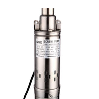 1 x RAW Customer Returns Well Pump Deep Well Pump 550W 0.75HP Stainless Steel Submersible Well Pump 1800L H Max Head 100M Outlet Diameter 1  - RRP €152.99