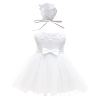 1 x RAW Customer Returns Leideur Baby Girls White Christening Dress Hooded Newborn Baptism Lace Dress for Wedding Birthday, white, 9-12 months - RRP €35.99