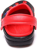 1 x RAW Customer Returns Children s Clogs Mules Garden Shoes Girls Boys Sandals Slippers Slip On Garden Clogs Outdoor Flat Closed Beach Sandals Shoes Summer Black Red 28 EU 29 CN - RRP €18.38