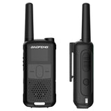 1 x RAW Customer Returns Baofeng GT-22, license-free PMR 446 walkie talkie set, professional radio, up to 3 km range, 16 channels, rechargeable radio with headset 2 pieces  - RRP €27.91