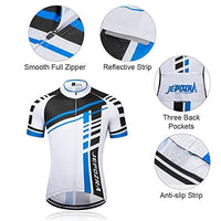 1 x RAW Customer Returns JEPOZRA Cycling Clothing Men s Summer Cycling Jersey Set Road Bike Jersey Cycling Jersey Short Sleeve MTB Mountain Bike Jersey Shirt and Cycling Shorts Breathable Gel Seat Pad - RRP €32.26