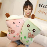 12 x Brand New NatureMan Boba Tea Plush Toys, Pearl Milk Tea, Bubble Plush Pillow, Cute Bubble Tea Cup Shaped Pillow with Straw, Home Soft Pillow, Kids Gift Medium, Green  - RRP €186.0