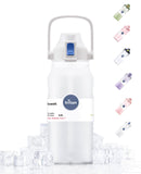 7 x Brand New Free Breath 2L Water Bottle, Leakproof Water Bottle, Carbonated Drinking Bottle, BPA Free Sports Bottle, Fitness, Hiking, Outdoor White  - RRP €87.36