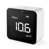 1 x RAW Customer Returns Temtop M10 Air Quality Meters, Measure for PM2.5 HCHO AQI, Indoor Air Quality Detector, Air Quality Real-time Display, White - RRP €89.99