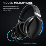 1 x RAW Customer Returns SLuB Gaming Headset, 3.5 mm Wired Gaming Headset, Foldable Wireless Bluetooth Headset, Surround Sound, HD Microphone, No Delay Rate, Colorful LED Lights, Suitable for PC PS5 PS4 - RRP €57.49