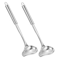 2 x Brand New TOPBATHY Small Gravy Ladle Sauce Ladle Soup Spoon Duckbill Spoon With Pourer Stainless Steel Drizzle Spoon 11 7 Inch 2 Pack  - RRP €22.84