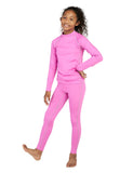 1 x RAW Customer Returns LAPASA sports thermal underwear set for girls, breathable thermal undershirt and thermal leggings, functional underwear sets for children 4-13 years Thermoflux G18 , pink. 9-10 years - RRP €24.79