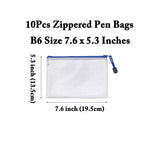 1 x RAW Customer Returns COWORK-UP 10 pieces document bag B6, plastic file bags with zipper for files, paper, documents, cosmetics, homework and travel accessories - RRP €23.49