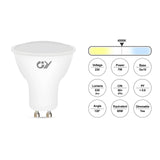 1 x RAW Customer Returns GY GU10 LED Dimmable Neutral White Lamp, 7W 4000K 600lm Neutral White Light Bulbs, Replaces 70W Halogen Bulbs, 120 Beam Angle Adjustable LED Bulb, Pack of 6 Energy Class G  - RRP €24.99