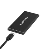 1 x RAW Customer Returns KOOTION SSD 250GB External Portable USB 3.1 External Portable Hard Drive Type C, High Reading and Writing Speed up to 550 MB s and 500 MB s, for Windows, MacBook, Xbox, Smart TV, PS3 4, 41g - RRP €37.99