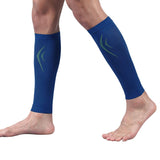 5 x Brand New  MD Calf Sleeve Compression Leggings Compression Socks for Patellar Pain Calf Pain Relief - Men, Women and Runners - Leg Warmer Keep Running, Cycling, Nurses BlueS - RRP €114.0