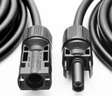 1 x RAW Customer Returns SOLARTRONICS extension cable 4mm H1Z2Z2-K solar cable balcony power plant connection cable black with plug on both sides for solar modules PV GAK, Made in Germany 2 x 10m  - RRP €28.19