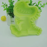 1 x Brand New KUNANG 4pcs Dinosaur Silicone Cake Molds, 3D Dinosaur Chocolate Molds, DIY Mold for Easter Day Party Supplies Cake Jelly Chocolate Candy Making Tool Green  - RRP €20.4