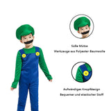 6 x RAW Customer Returns COXNSXX Plumber Brothers Costume, Cosplay Costume with Hat and Mustache, Suitable for Cosplay Carnival and Theme Parties - RRP €157.26