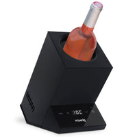 1 x RAW Customer Returns H.Koenig wine cooler LVX26, chiller, white and red wine, ros , champagne, diameter up to 9 cm, temperature adjustable from 5 C to 18 C, digital control, thermoelectric system, 72 W - RRP €115.62