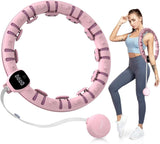 1 x RAW Customer Returns Smart Hoop, Fitness Tires for Adults, Hoop Tires with 16 Removable Knots for Fat Burning Home Workout for Women and Men - RRP €40.33