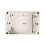 1 x RAW Customer Returns sourcing map 83x58x33mm Electronic Waterproof IP65 Sealed ABS Plastic DIY Junction Box Housing Clear - RRP €10.07