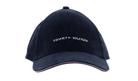 1 x RAW Customer Returns Tommy Hilfiger Men s Cap TH Corporate Baseball Cap, Blue Space Blue , One Size - RRP €43.37