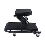 1 x RAW Customer Returns BOOMSTART 2in1 vehicle rolling board workshop stool up to 150kg workshop bed foldable 360 rotatable - RRP €50.35