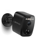 1 x RAW Customer Returns Lemnoi outdoor surveillance camera battery, camera surveillance wireless WiFi outdoor indoor, IP camera outdoor with PIR motion detector, 2-way audio, colorful night vision, IP66 waterproof, cloud SD storage - RRP €42.85