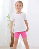 1 x RAW Customer Returns Adorel Girls Short Leggings Summer Thin Shorts Under Skirt Underpants 8-Pack Multicolored 140-146 EU Manufacturer Size 150  - RRP €22.18