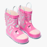 1 x RAW Customer Returns Conguitos Pink Rubber Wellies - Comfortable children s winter boots Pink Size 24  - RRP €19.79