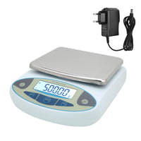 1 x RAW Customer Returns Digital Scale, 5000g 0.01g Digital Precision Scale Laboratory Scale Electronic Scale Jewelry Scale 100-240V EU  - RRP €106.6