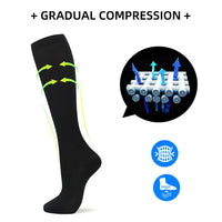 1 x RAW Customer Returns Losvcbcx 7 pairs of compression socks compression socks for women and men 15-20 mmHg is best sports and medical compression socks for running air travel nurses - RRP €20.16