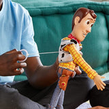 1 x RAW Customer Returns Disney Store Interactive Talking Action Figure Woody from Toy Story 4, 35 cm 15 , with over 10 English sentences, interacts with other characters, laser beam, suitable for children aged 3 and over - RRP €40.33