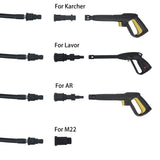 1 x RAW Customer Returns AIM Tools Pipe Cleaner Probe Compatible with Pressure Washer 10M 160Bar with Jet Nozzle and 4 Adapters Compatible with K rcher, Lavor, AR Pressure Washers, Hoses for High Pressure Washers - RRP €33.09