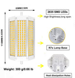 1 x RAW Customer Returns ALQFFHL R7S LED Lamps 118mm Dimmable 50W, Double Ended J Type Floodlights 500W Halogen Rod T3 Equivalent , 3000K 4000lm, LED Light Bulbs Rod Lamp, Walls Security Floors Light Bulbs Warm White  - RRP €29.26