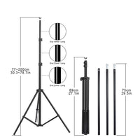 1 x RAW Customer Returns Selens 2x2m Background Stand with Crossbar Carrying Bag Background Stand Backdrop Support System Stand Kit Adjustable Photography Holder Light Stand for Photography Studio Equipment - RRP €40.99