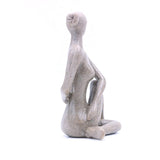 1 x RAW Customer Returns ANCLLO Statues Sculptures Statuettes Creative Resin Sideways Prayer Yoga Girl Collectible Figurines Collectible for Indoor Living Room Office Home Decoration 12165 - RRP €27.99