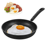 1 x RAW Customer Returns LOMUG Mini Pan, 19cm Small Pan Induction, Non-Stick Pan, Fried Egg Pan with Handle Mini Frying Pan Mini Frying Pan Portable Egg Pan Small Frying Pan for Camping, Cooking, Induction, Gas Stove - RRP €15.99