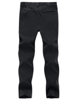 6 x Brand New EKLENTSON Men s Waterproof Windproof Softshell Pants Outdoor Pants Winter Pants Sports Breathable with Zipper, Black, 34  - RRP €305.88