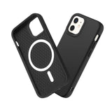 1 x RAW Customer Returns RhinoShield Case compatible with iPhone 12 Mini SolidSuit - MagSafe compatible - shock-absorbing slim protective case with premium finish - 3.5 meter drop protection - classic black - RRP €43.52