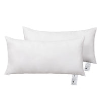 1 x RAW Customer Returns FAM Home Pillow 40x80 Set of 2 Soft Microfiber - Pillow 40x80 Allergy Sufferers with Optimal Support for Neck and Head - Inner Cushion Breathable Moisture Regulating Antibacterial - RRP €23.99