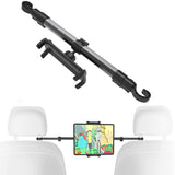 1 x RAW Customer Returns Cuxwill Tablet Holder Car Headrest for 4-13 iPad Smartphone, 32.7 Aluminum Arm Children Center Back Seat Tablet Holders Stand for iPad Pro Air Mini, Samsung Tab, Kindle Fire HD, iPhone etc. - RRP €40.33