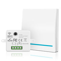 1 x RAW Customer Returns Aroidful wireless light switch kit RF 433MHz, 240V remote light switch, wireless light switch, no wiring - RRP €20.99