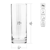 1 x RAW Customer Returns Krosno glasses for water juice and drinks For drinks and water Set of 6 pieces 300 ML Basic collection Classic shape Lead-free glass Perfect for home restaurant and parties - RRP €28.14