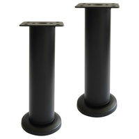 7 x RAW Customer Returns Height Adjustable Furniture Feet with Base 18-30cm Height Adjustable Cold Rolled Steel Furniture Feet DIY Furniture Feet Black - RRP €151.2