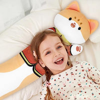 7 x Brand New Terbaik 85CM Long Cat Plush Toy Cat Stuffed Toys Orange Cat Long Throw Pillow Cuddly Toy Kawaii Cat Plush Pillow Soft Cat Stuffed Toy Gift over 3 Years - RRP €134.4