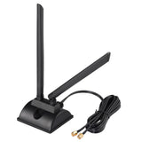 1 x RAW Customer Returns Bingfu 4G LTE Antenna SMA TS9 6dBi Magnetic Base MIMO Network Antenna Signal Amplifier for Telekom, Vodafone, O2, E-Plus LTE CPE Broadband Wireless Router Cellular Gateway Modem Huawei Router - RRP €19.97