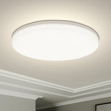 1 x RAW Customer Returns Yafido LED ceiling light Ultra Slim 48W 4320LM UFO LED ceiling light flat 4000K neutral white LED ceiling light for living room bedroom office kitchen bathroom 30cm - RRP €30.99